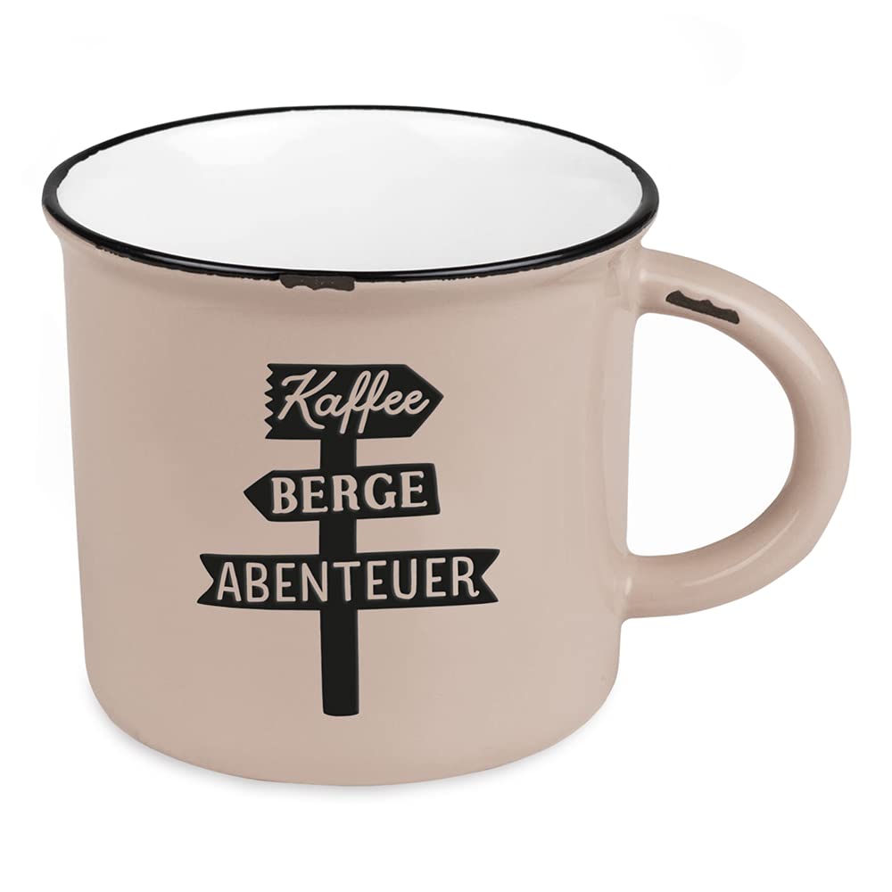 grafik-werkstatt-kaffeetasse-vintage-alpin-400-ml-keramik-becher-braun-berge image 2