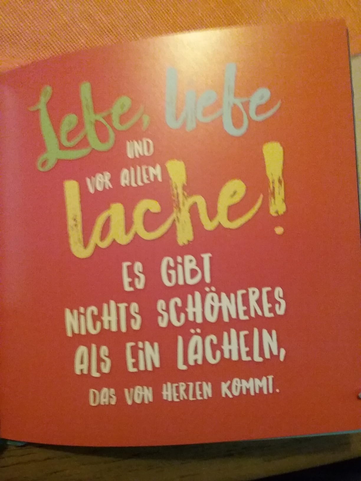 Liebevoll und positiv