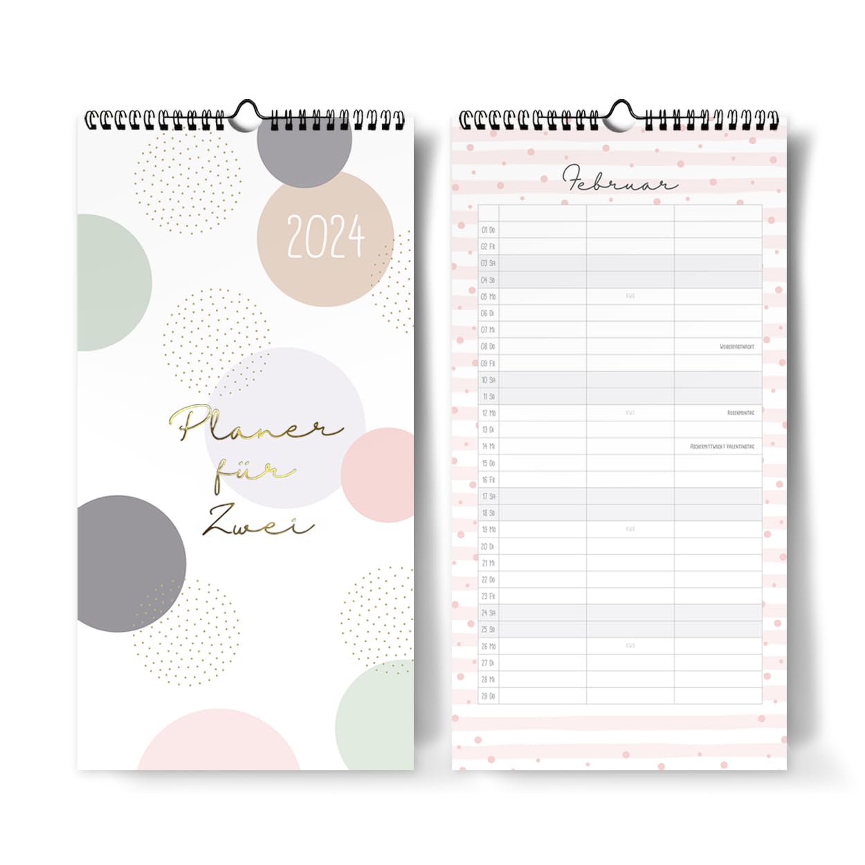 gr-tz-verlag-wandkalender-f-r-zwei-2024-partnerkalender-22-x-43-cm-3-spalten image 1
