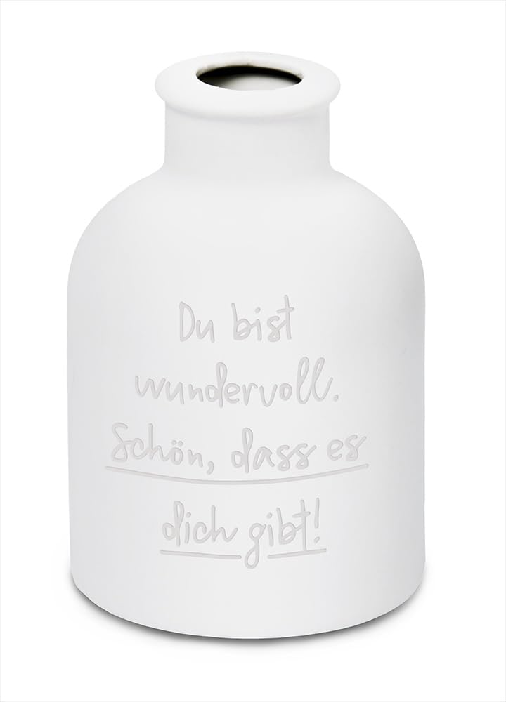 grafik-werkstatt-vase-du-bist-wundervoll-rosa-porzellan image 1