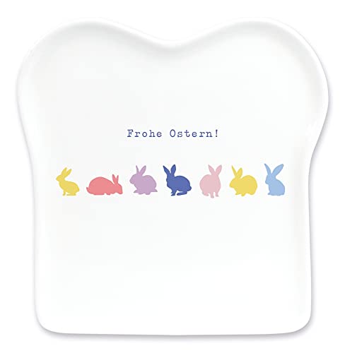 grafik-werkstatt-toast-teller-frohe-ostern-porzellan-14-5x15-5-cm image 2