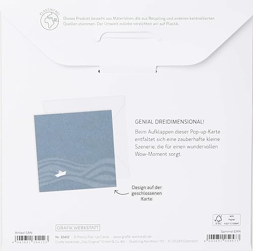 grafik-werkstatt-pretty-pop-up-karte-3d-gl-ck-kommt-in-wellen-14x14-cm image 7