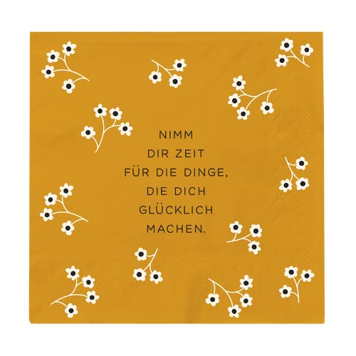grafik-werkstatt-servietten-nimm-dir-zeit-gelb-12-5-x-12-5-cm-20-st-ck image 4
