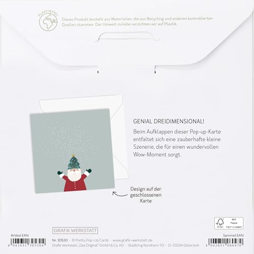 grafik-werkstatt-pretty-pop-up-karte-frohe-weihnachten-3d-weihnachtskarte-14-x-1-2 image 7