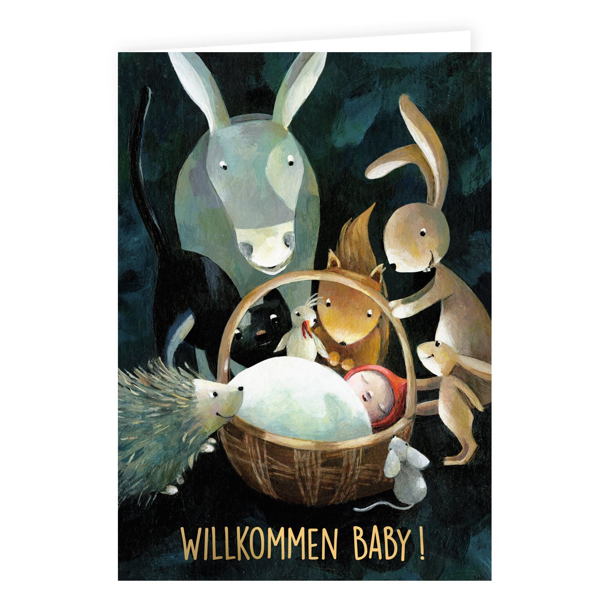gr-tz-verlag-gl-ckwunschkarten-zur-geburt-3er-set-willkommen-baby-mit-goldfolie image 2