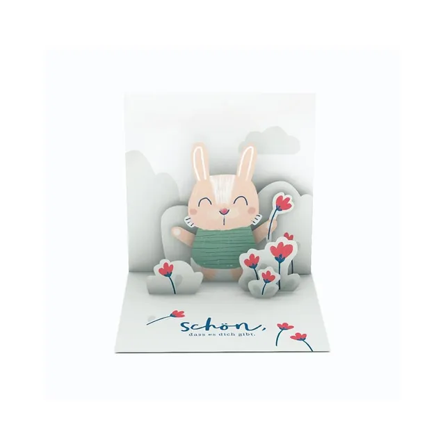 grafik-werkstatt-pretty-pop-up-karte-sch-n-dass-es-dich-gibt-3d-dankeskarte-14-x image 1