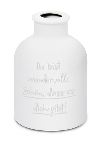 grafik-werkstatt-vase-du-bist-wundervoll-rosa-porzellan image 2