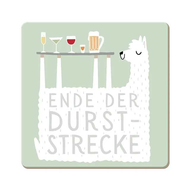grafik-werkstatt-untersetzer-kork-ende-der-durststrecke-9-5-x-9-5-cm-bunt image 1