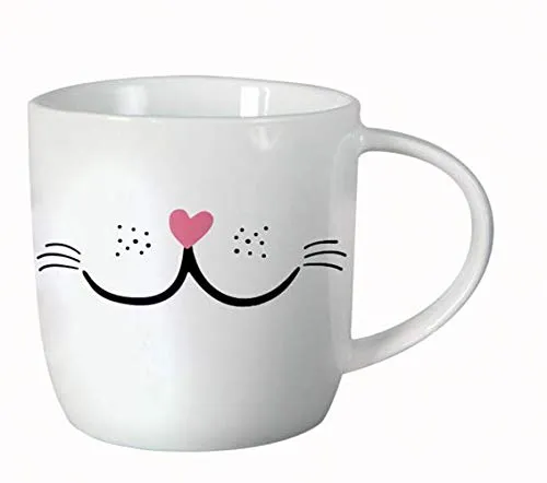 grafik-werkstatt-kaffee-tasse-katze-61486-porzellan-300-ml-wei image 1