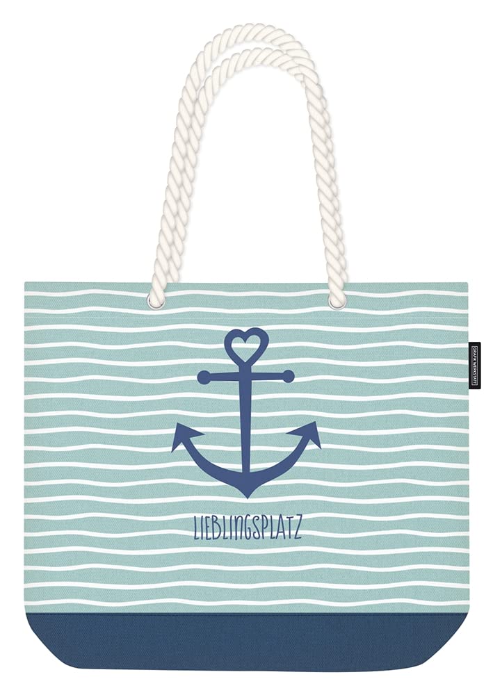 grafik-werkstatt-strandtasche-barfu-am-strand-baumwolle image 1