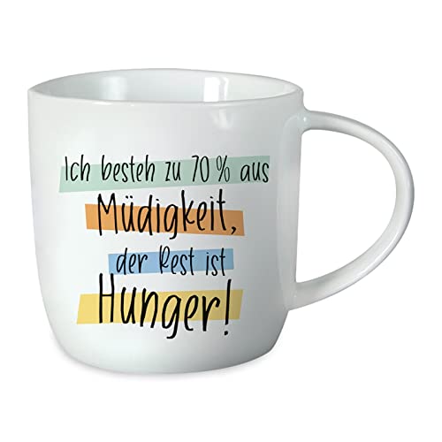 grafik-werkstatt-kaffeetasse-porzellan-300-ml-ich-besteh-zu-70-aus-m-digkeit image 1