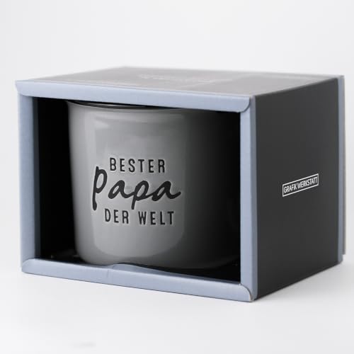 grafik-werkstatt-becher-vintage-bester-papa-der-welt-keramik-400-ml image 7
