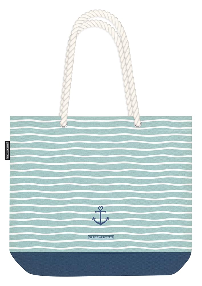 grafik-werkstatt-strandtasche-barfu-am-strand-baumwolle image 2