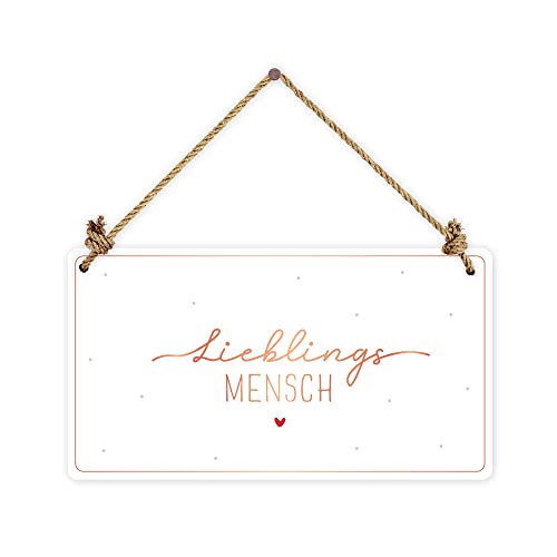 grafik-werkstatt-deko-schild-pappe-lieblingsmensch-wei-22x12-cm image 2