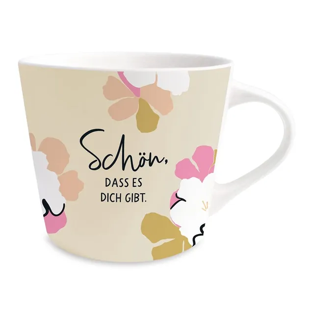 grafik-werkstatt-kaffee-tasse-sch-n-dass-es-dich-gibt-porzellan-echtgold-420-ml image 1