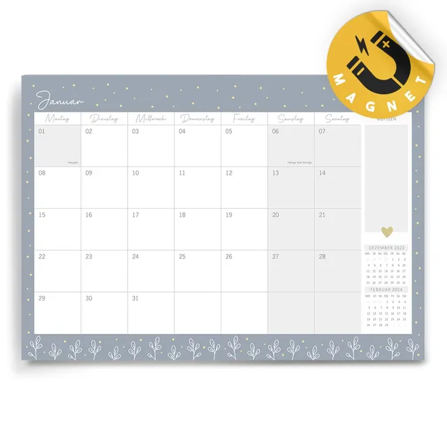 gr-tz-verlag-monatsplaner-2024-k-hlschrank-kalender-magnet-din-a4-quer image 1