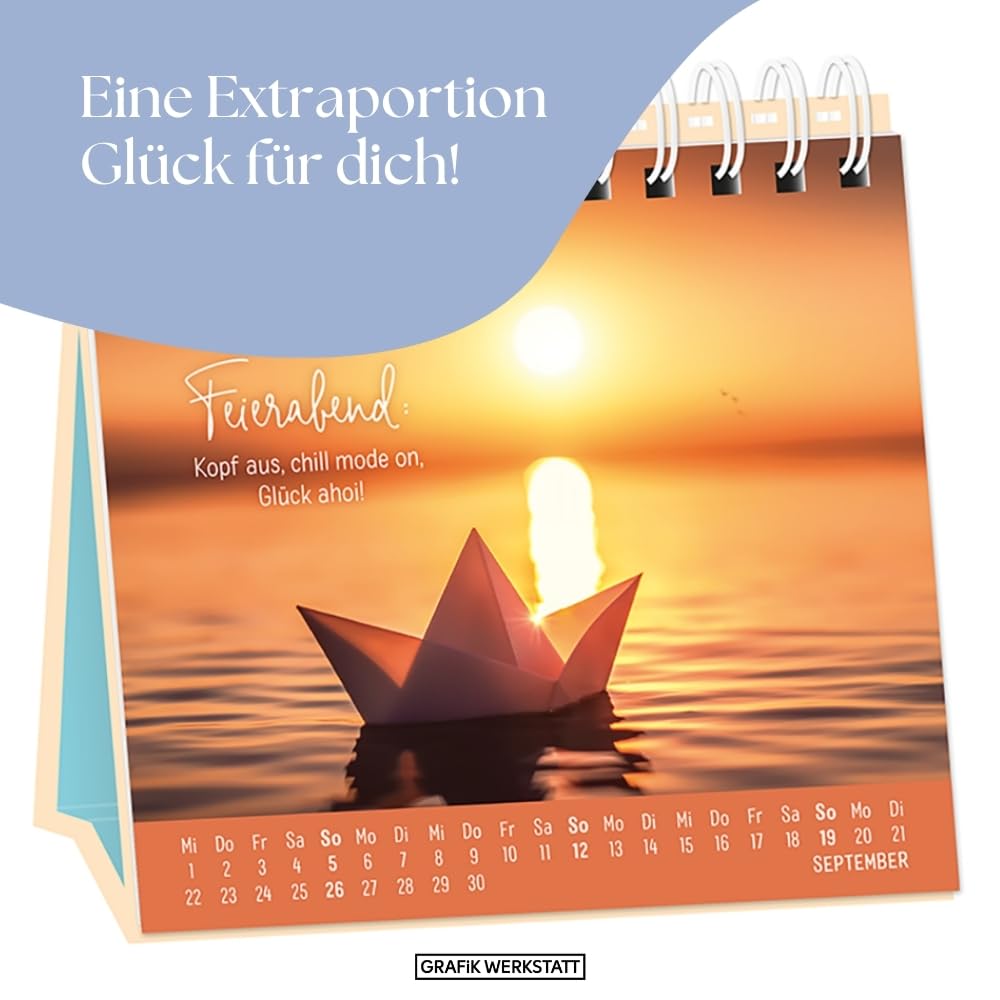 grafik-werkstatt-classic-line-tischkalender-2027-extraportion-gl-ck-aufsteller image 5