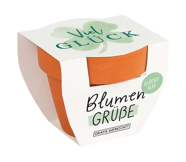grafik-werkstatt-blumengr-e-mini-terrakotta-t-pfchen-gl-cksklee-viel-gl-ck image 1