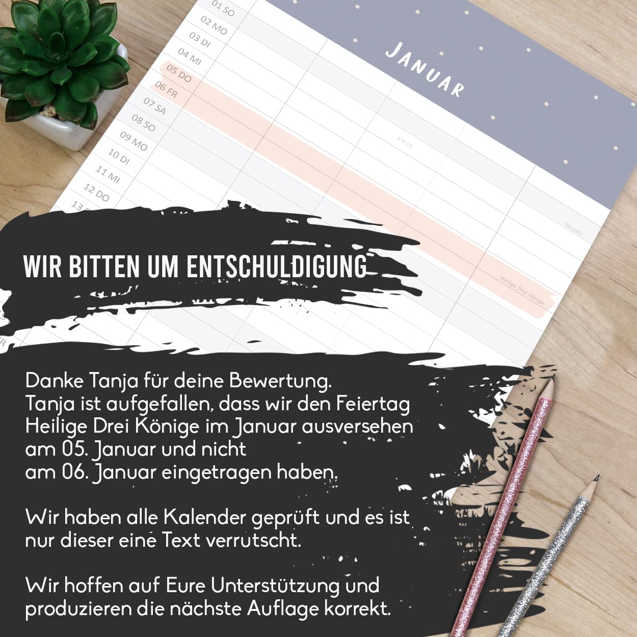 gr-tz-verlag-familienplaner-2023-wandkalender-5-spalten-blattgold-22-x-43-cm image 2