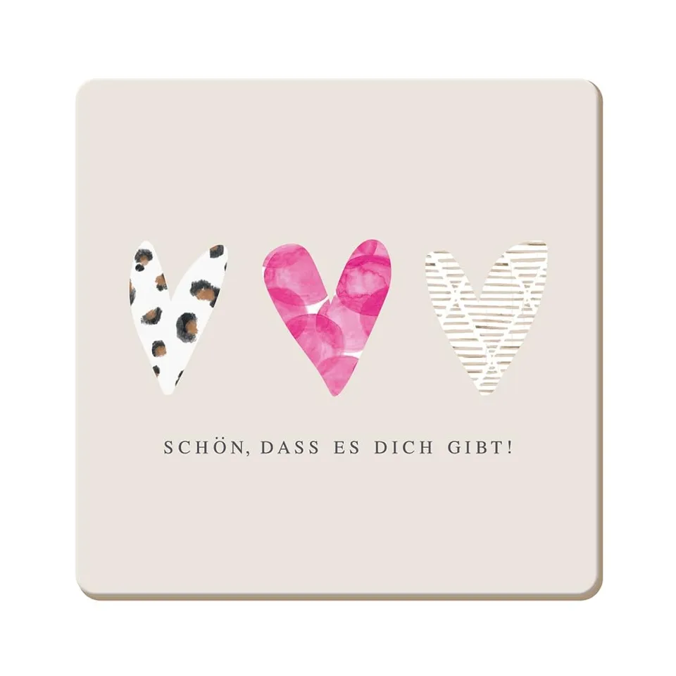 grafik-werkstatt-kork-untersetzer-sch-n-dass-es-dich-gibt-9-5-x-9-5-cm image 1