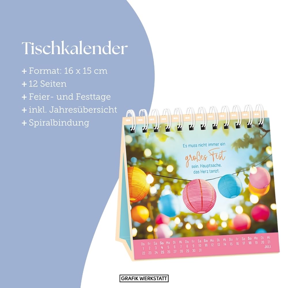 grafik-werkstatt-classic-line-tischkalender-2027-extraportion-gl-ck-aufsteller image 4