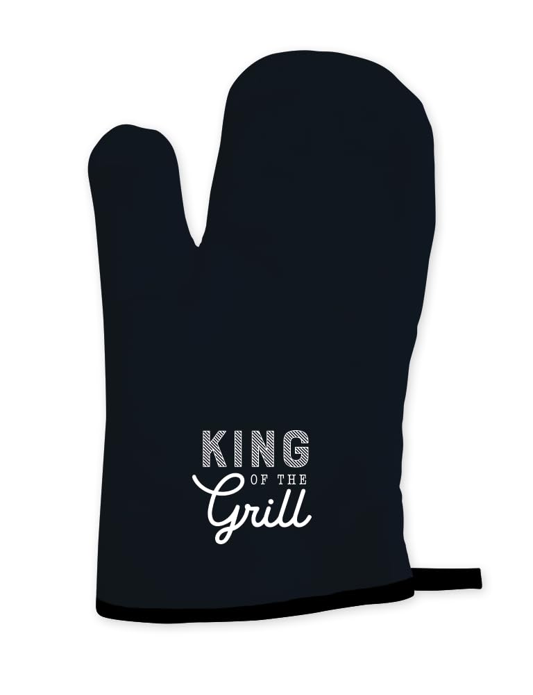 grafik-werkstatt-ofen-handschuh-king-of-the-grill-schwarz image 1