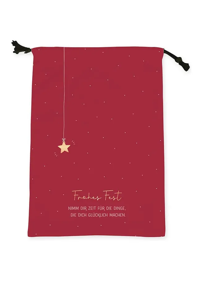grafik-werkstatt-geschenkbeutel-weihnachten-baumwolle-frohes-fest-42-x-35-x-25-c image 1