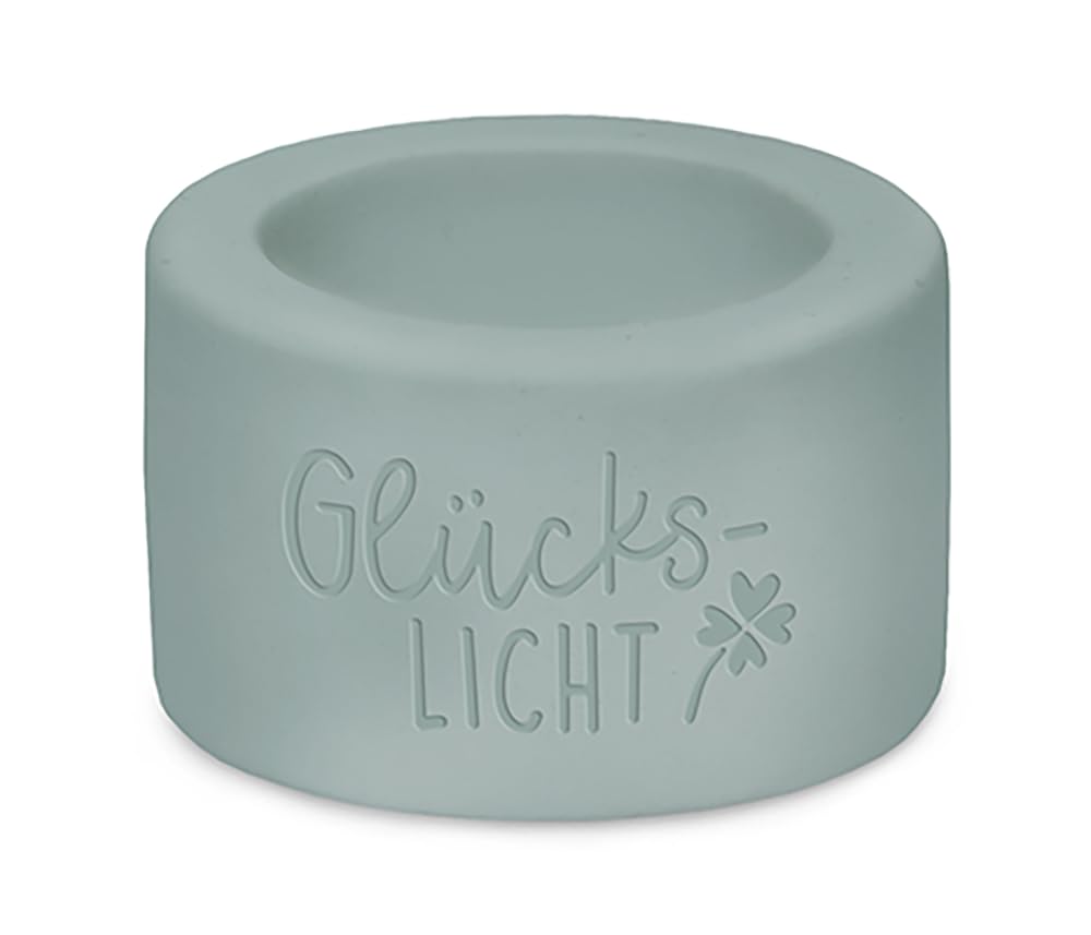 grafik-werkstatt-teelichthalter-gl-ckslicht-blau-keramik image 1