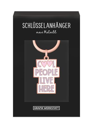 grafik-werkstatt-schl-sselanh-nger-cool-people-live-here-gl-cksbringer-anh-nger image 5