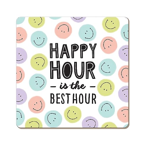 grafik-werkstatt-kork-untersetzer-happy-hour-9-5x9-5-cm image 2