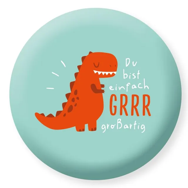 grafik-werkstatt-rundes-radiergummi-dino-kinder-radierer-5-5-cm image 1