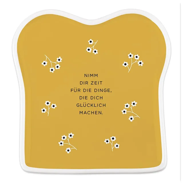 grafik-werkstatt-toast-teller-porzellan-nimm-dir-zeit-14-5-x-15-5-cm-wei image 1