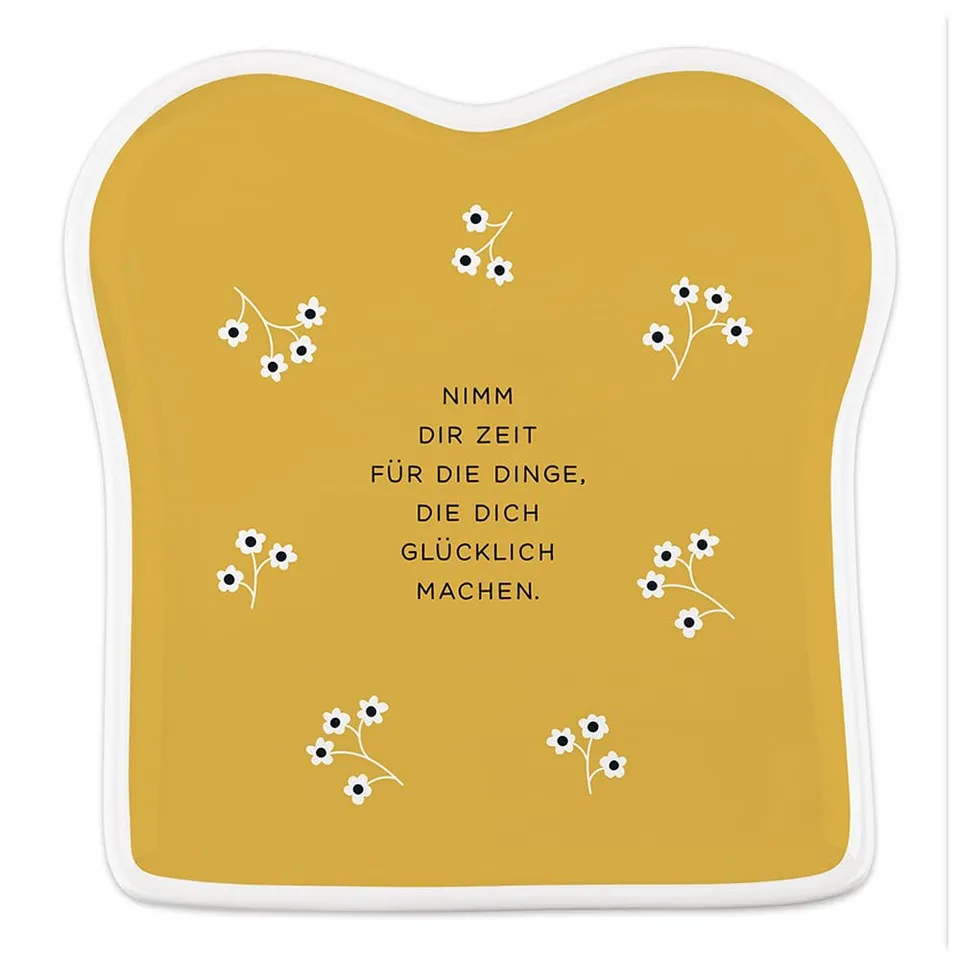 grafik-werkstatt-toast-teller-porzellan-nimm-dir-zeit-14-5-x-15-5-cm-wei image 1