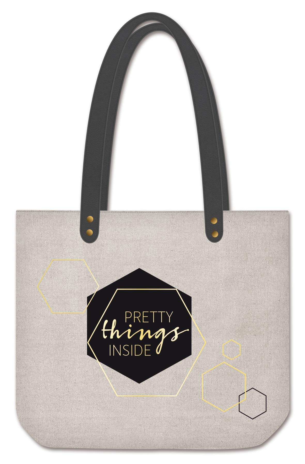 grafik-werkstatt-shopper-oohlala-damen-tasche-leinenoptik-schwarz-wei-25-liter image 4