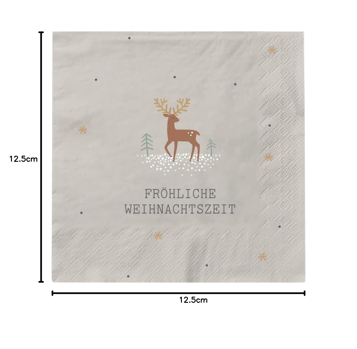 grafik-werkstatt-servietten-fr-hliche-weihnachtszeit-20-st-ck-12-5-x-12-5-cm-gra image 2