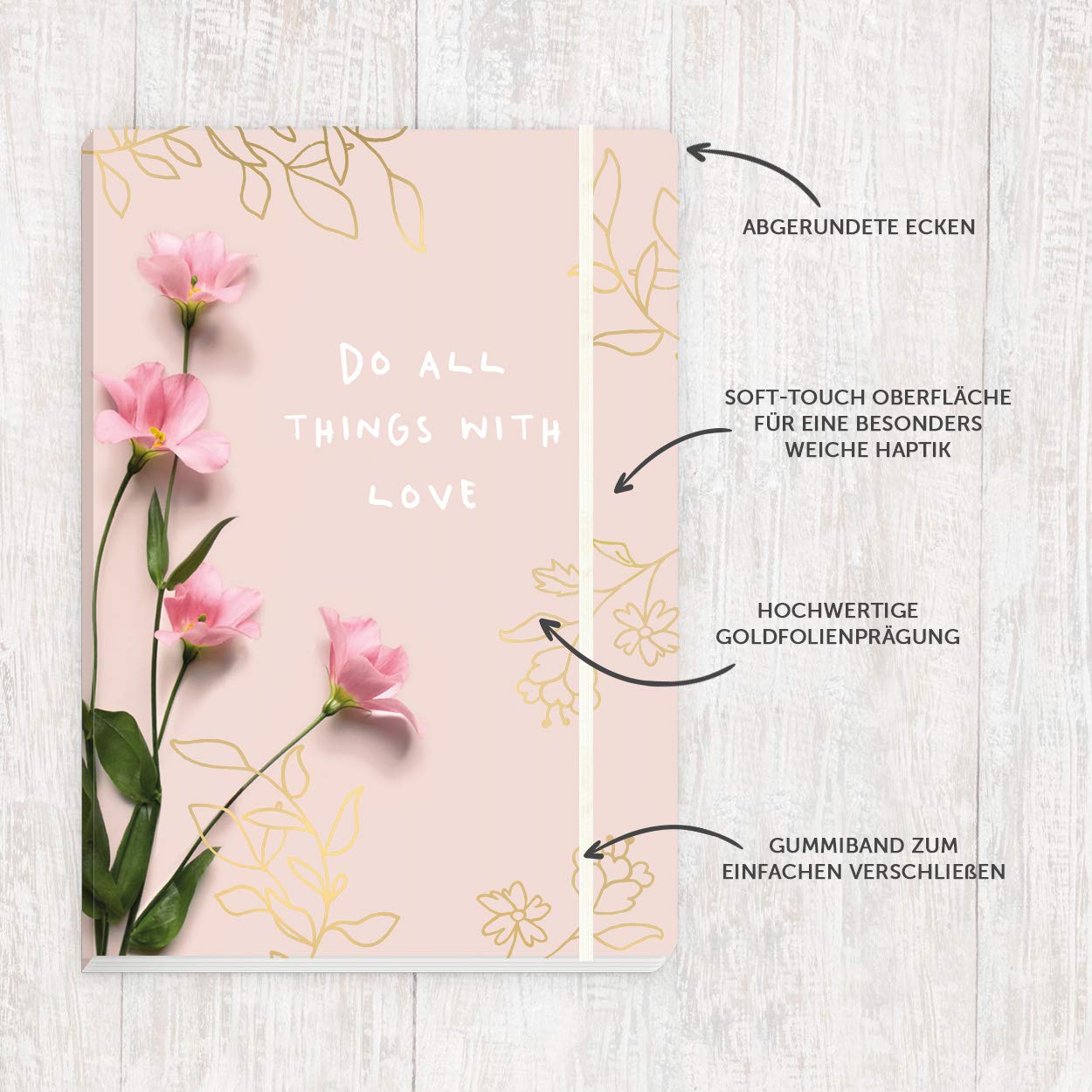 gr-tz-verlag-notizbuch-a5-softcover-punktiert-blumen-design-176-seiten image 4