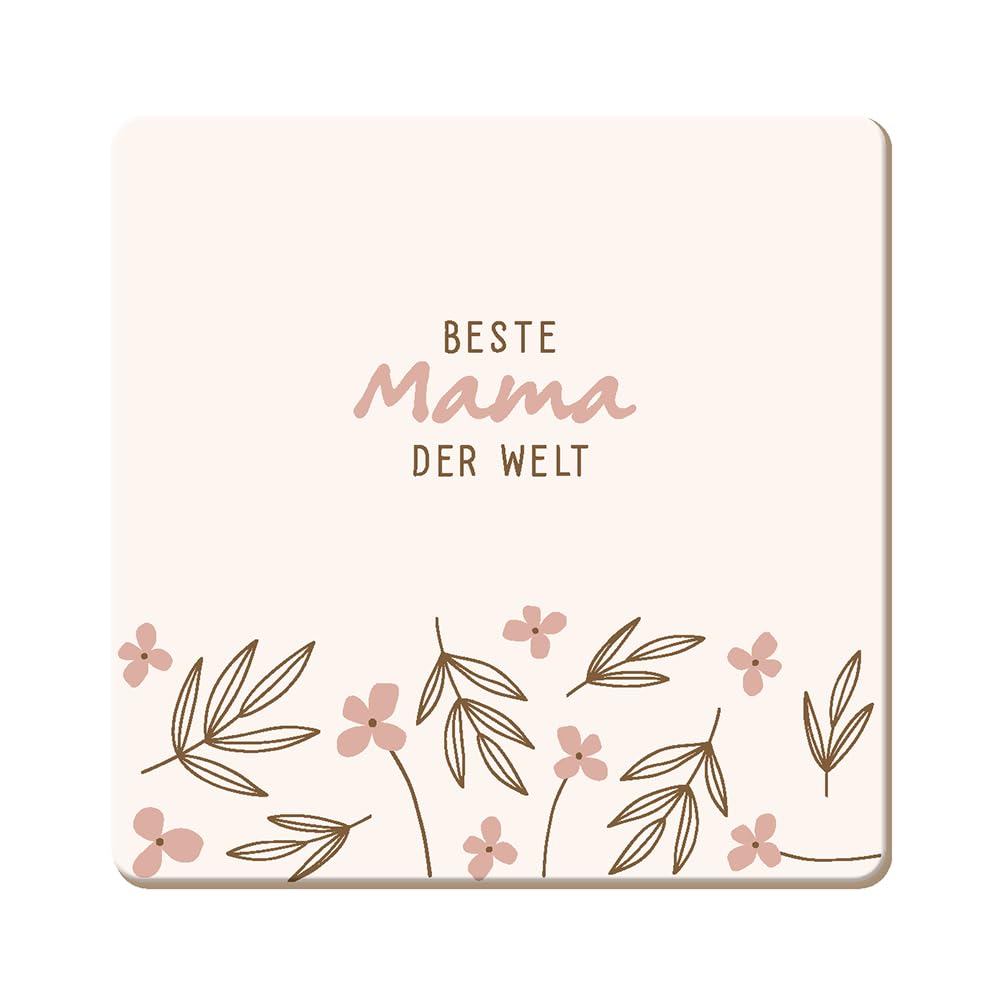 grafik-werkstatt-untersetzer-aus-kork-beste-mama-der-welt-bunt-9-5-x-9-5-cm image 1