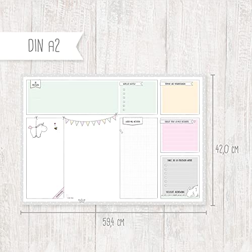 gr-tz-verlag-schreibtischunterlage-einhorn-katz-und-tinte-din-a2-30-blatt image 8