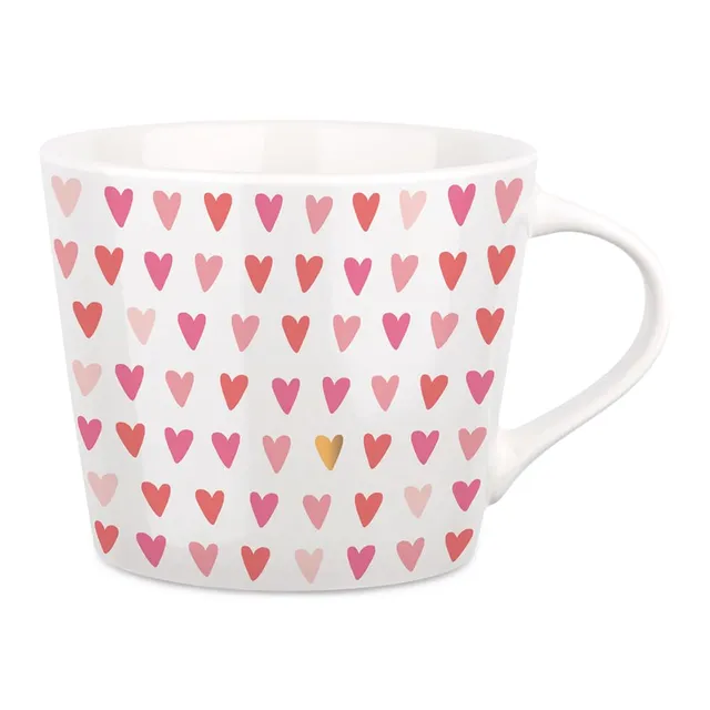 grafik-werkstatt-schreibkram-manufaktur-tasse-herzen-porzellan-420-ml-echtgold image 1