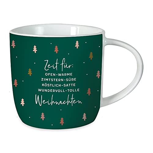grafik-werkstatt-porzellan-tasse-weihnachten-300-ml-zeit-f-r-weihnachten-gr-n image 3