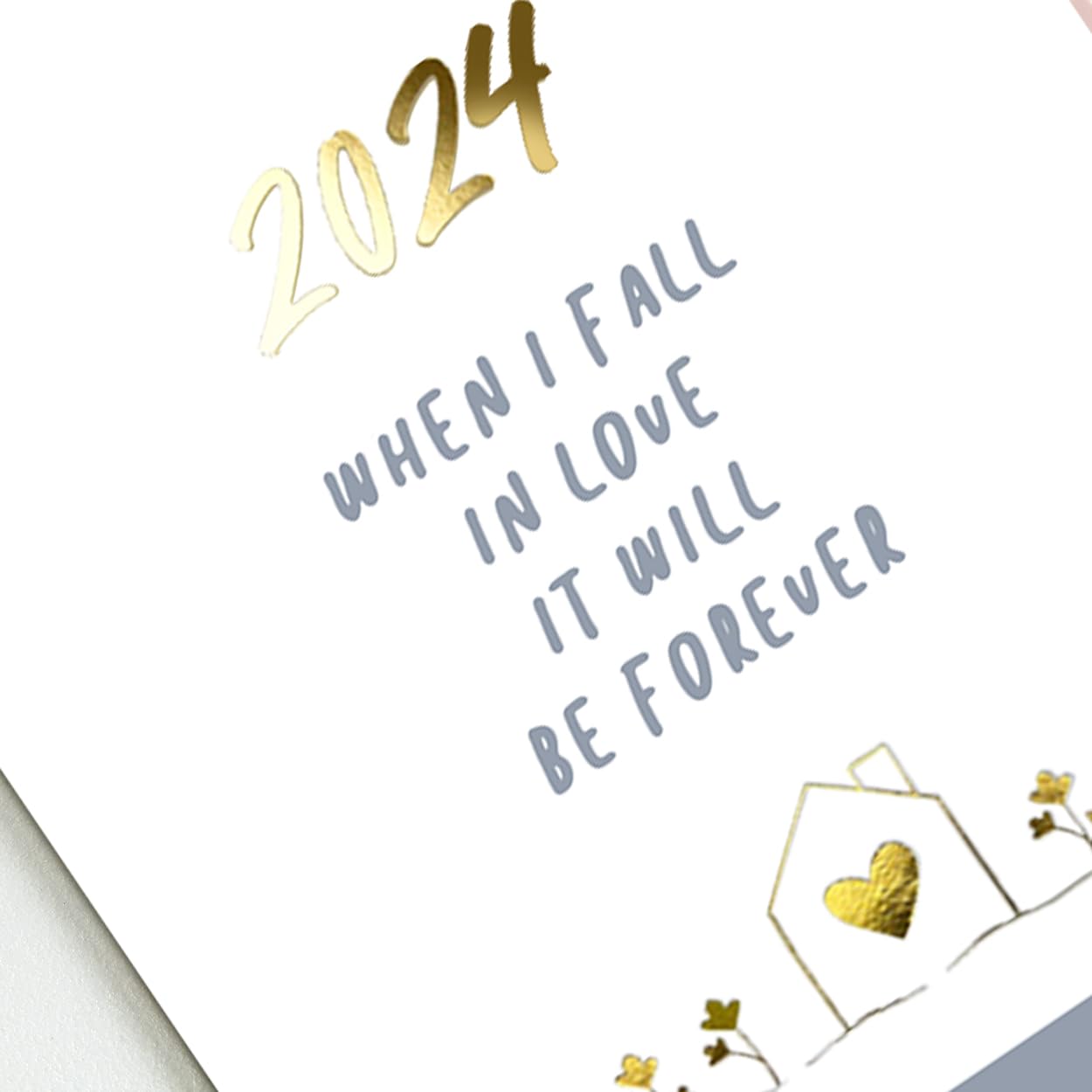 gr-tz-verlag-bastelkalender-3-spalten-blattgold-22-x-43-cm-familienkalender image 2