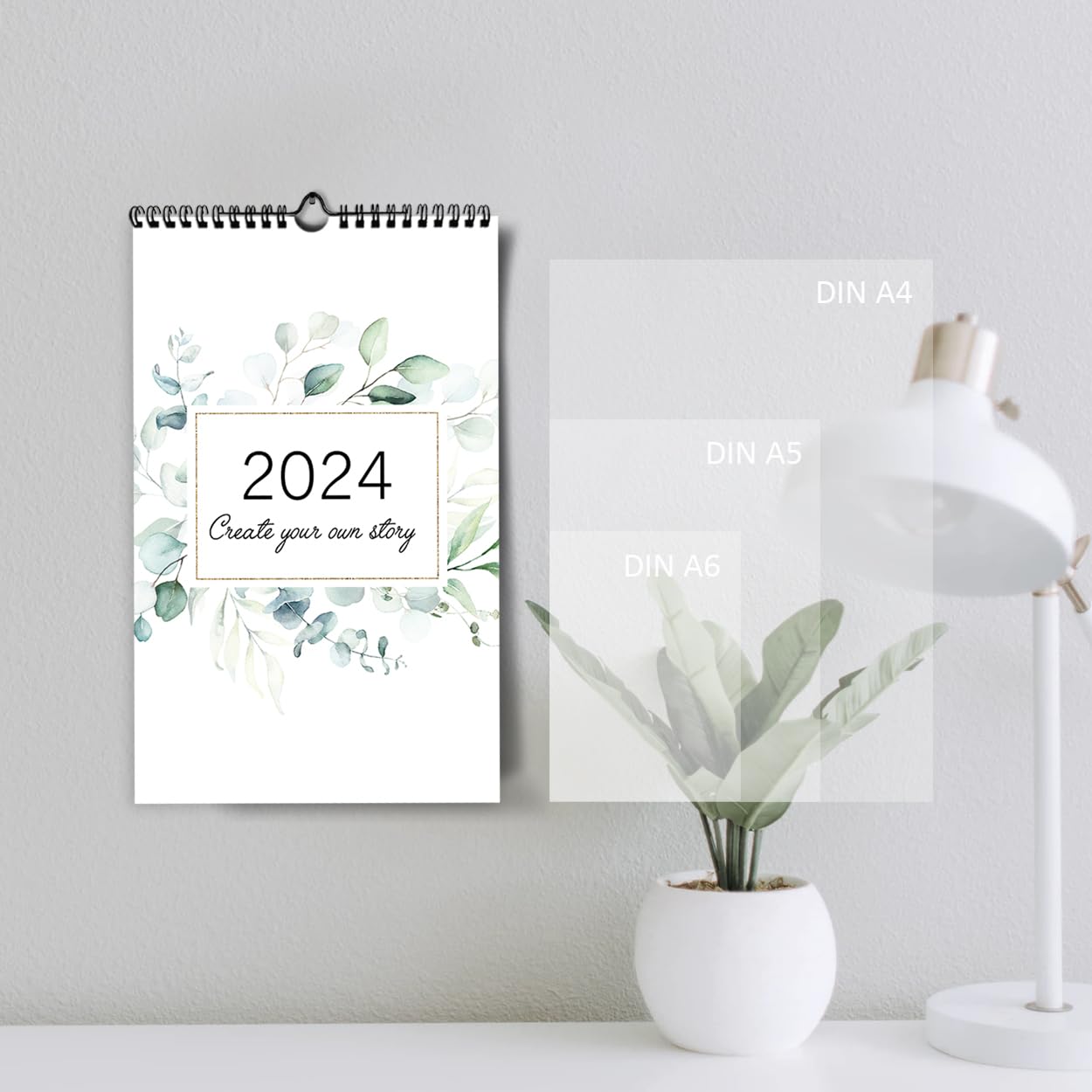 gr-tz-verlag-kalender-f-r-zwei-2024-wandkalender-3-spalten-eukalyptus-19-x-32-cm image 7