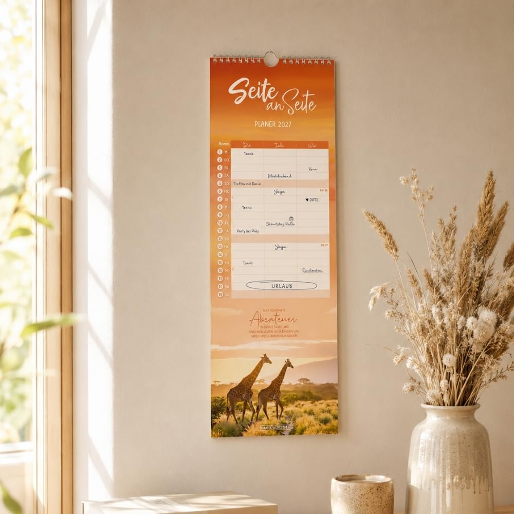 grafik-werkstatt-classic-line-paarplaner-2027-wandkalender-17x48-cm-f-r-2-3-pers image 5