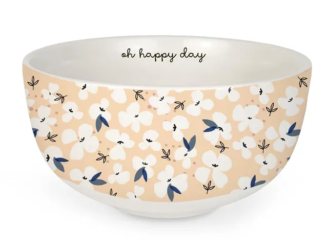 grafik-werkstatt-bowl-schale-oh-happy-day-porzellan-wei image 1