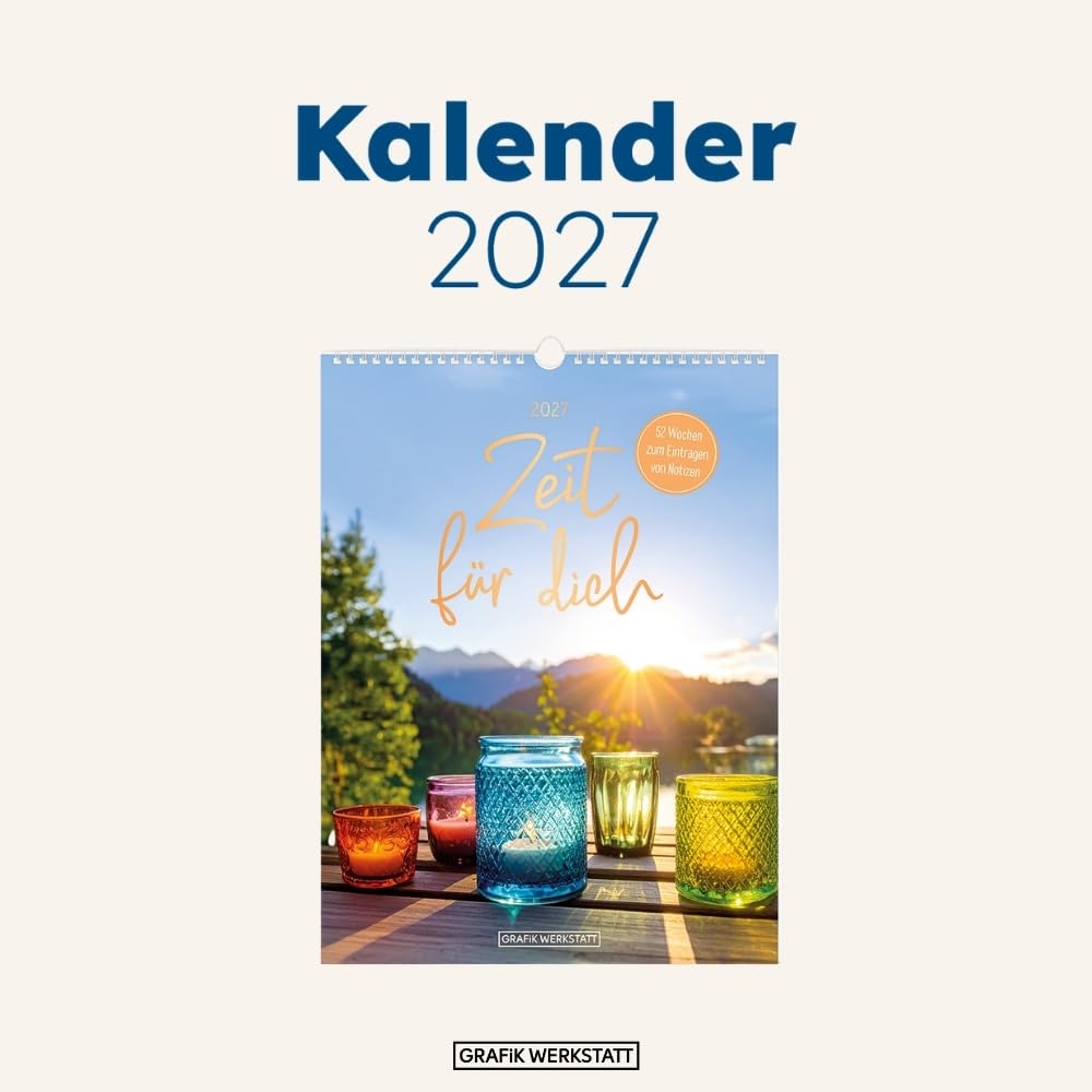 grafik-werkstatt-classic-line-wochenkalender-klein-2027-zeit-f-r-dich-wandkalend image 2
