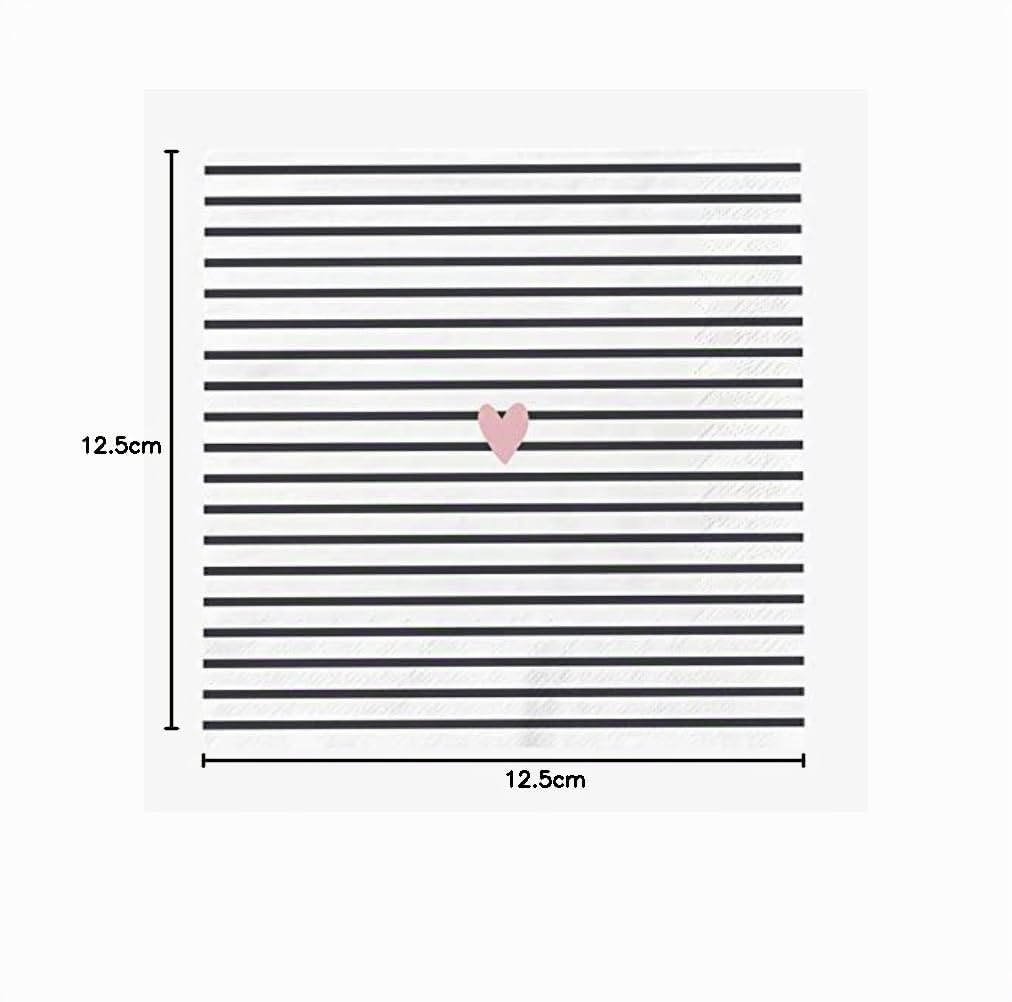 grafik-werkstatt-servietten-mit-spruch-herz-20-st-ck-papierservietten-25-x-25-cm image 3