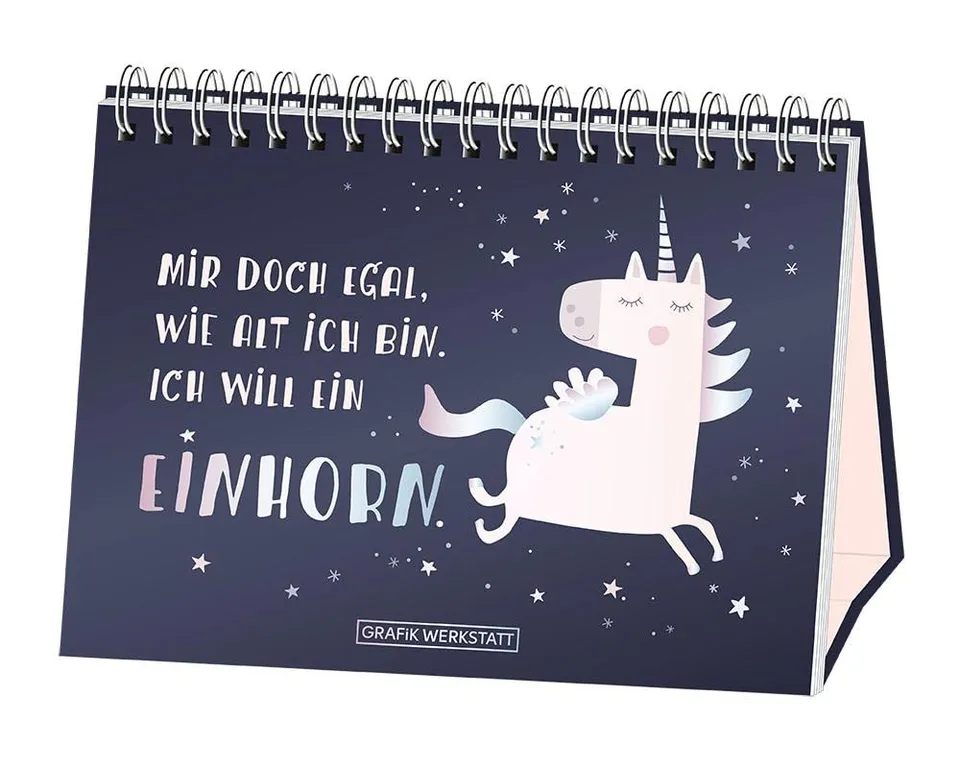grafik-werkstatt-spiralbuch-mir-doch-egal-wie-alt-ich-bin-ich-will-ein-einhorn image 1