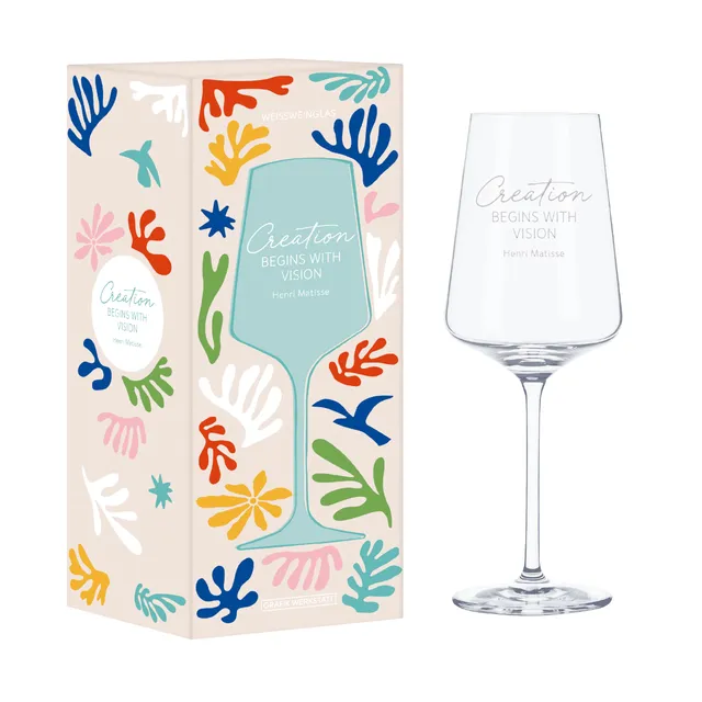 grafik-werkstatt-genuss-design-wei-weinglas-henri-matisse-410-ml image 1