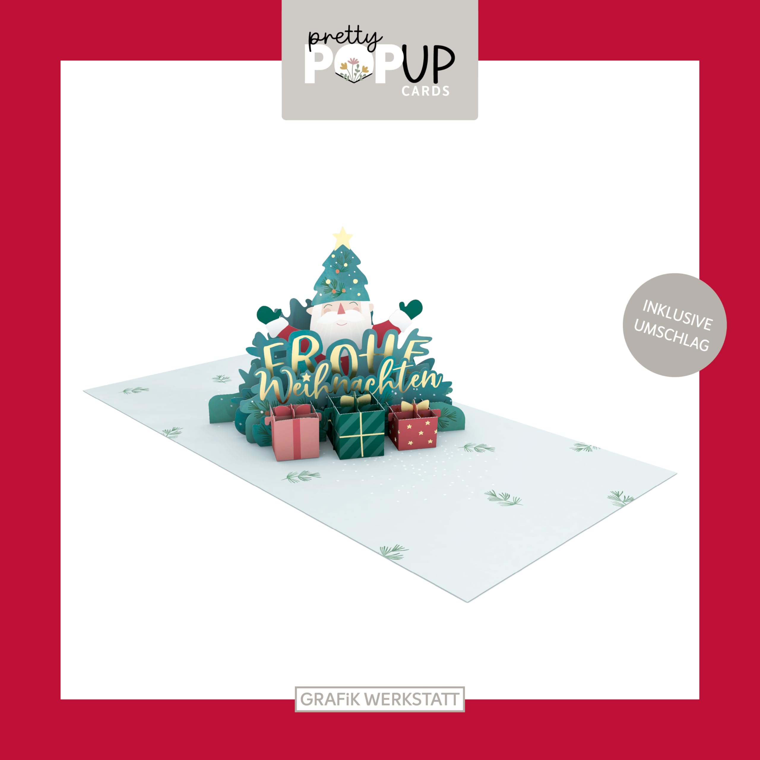 grafik-werkstatt-pretty-pop-up-karte-frohe-weihnachten-3d-weihnachtskarte-14-x-1-2 image 2