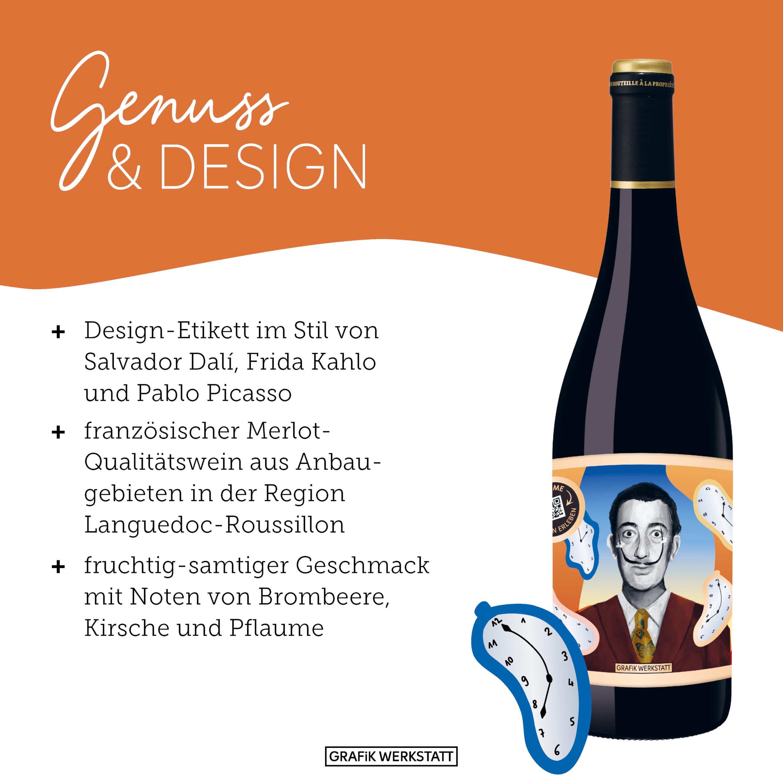 grafik-werkstatt-salvador-dal-rotwein-weinflasche-genuss-design image 5